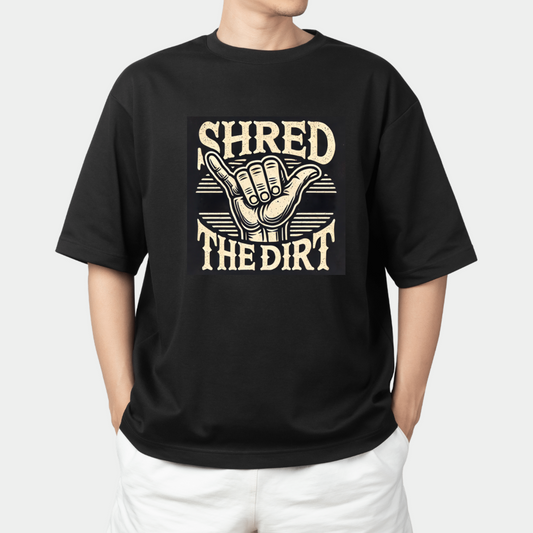 SHRED THE DIRT HANG LOOSE T-SHIRT